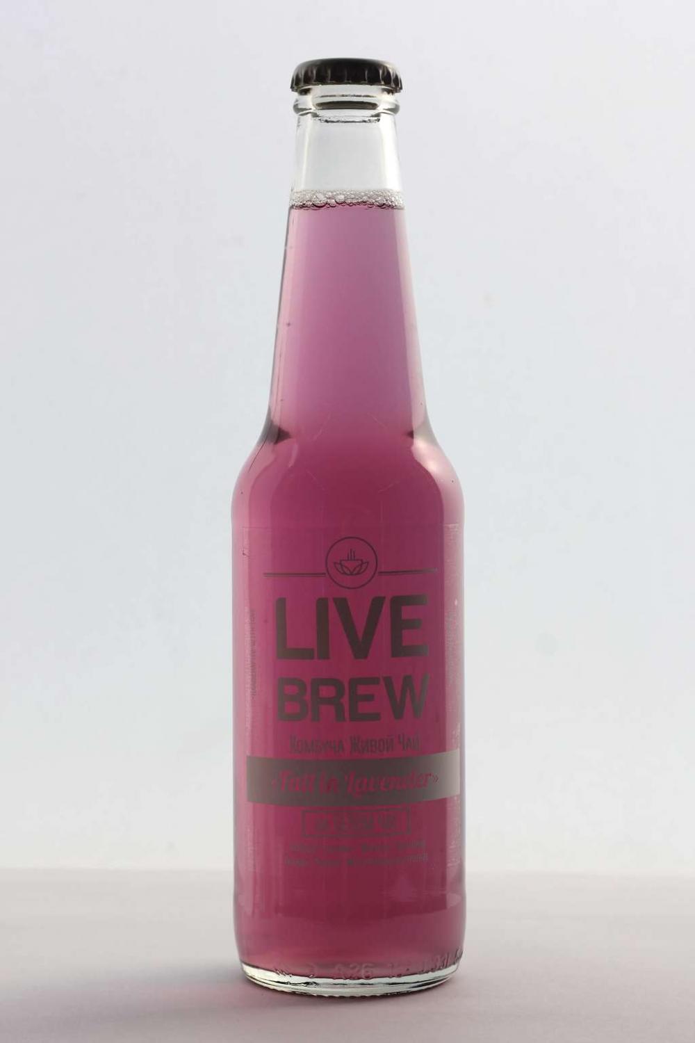 Комбуча "Live Brew" Fall in Lavender, 350 мл