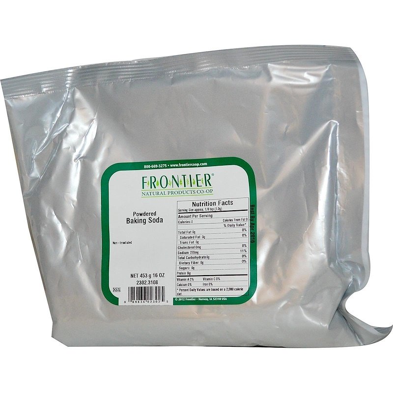 Безглютеновая сода пищевая Frontier Natural Products, 453 г