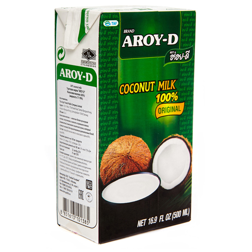 Кокосовое молоко 60% AROY-D (тетра пак) 500мл