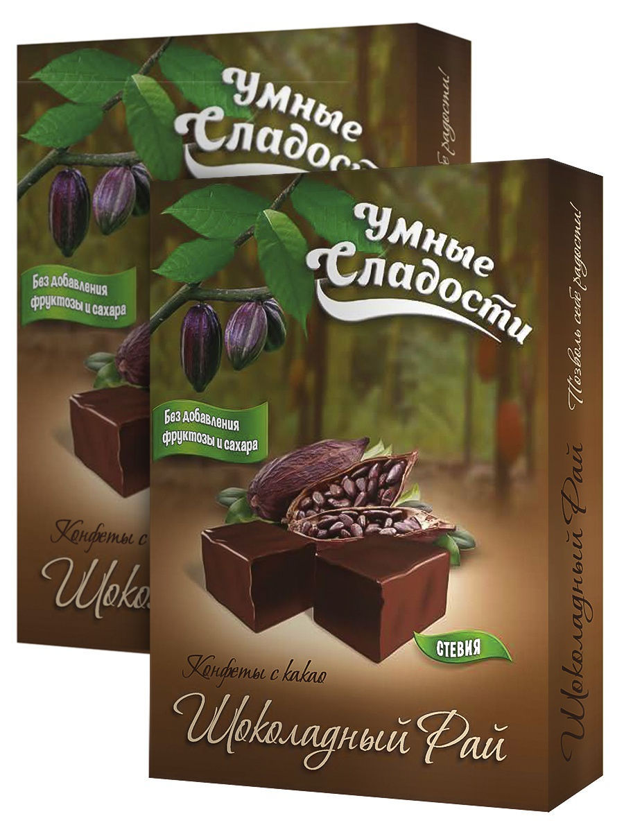 Конфеты с какао "Шоколадный рай", 90 г