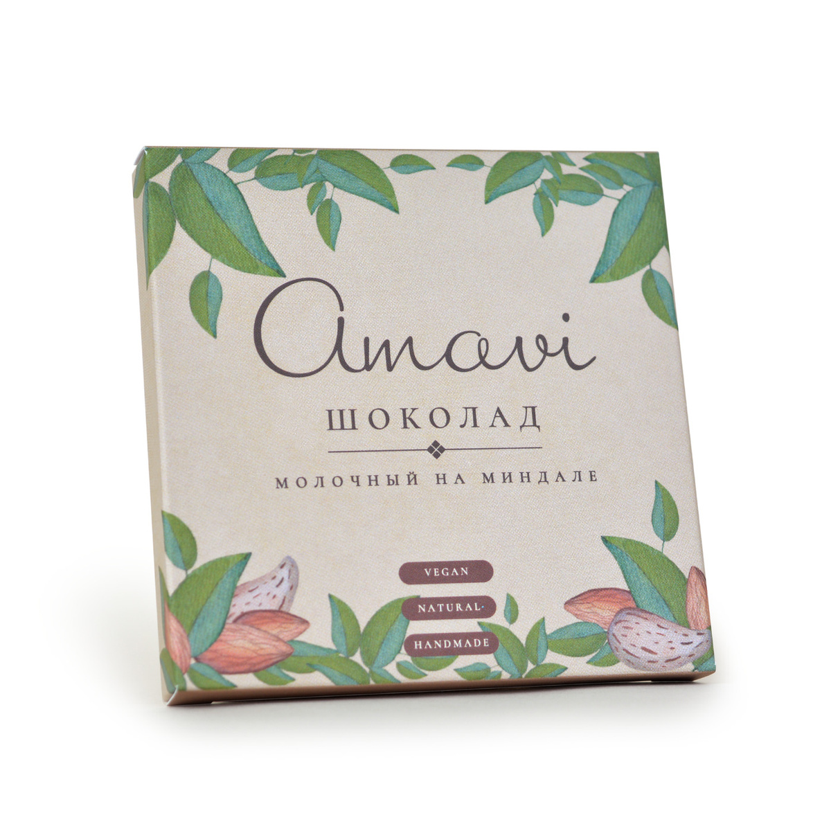 Шоколад Молочный На Миндале "Amavi", 70 г