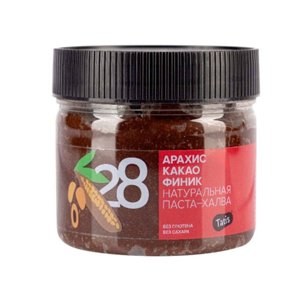 Арахисовая паста-халва "Tatis" с какао, 100 г